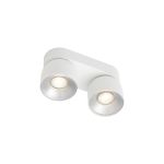 Nordlux Pitcher Spot Métal Blanc | Convient pour 2x GU10
