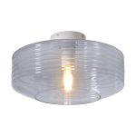 It's about RoMi Plafonnier Verona Verre Transparent | Convient pour 1x E27 