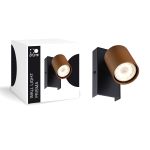 D'Lite Applique Murale Prisma Métal Cuivre | IP20 - Convient pour 1x GU10