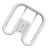 Osram Dulux-SQ LED 7W 720lm - 830 Blanc Chaud | 2-Pins - Équivalent 16W