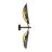 Emibig Applique Murale Vene Acier Noir | Convient pour 2x E14 - Max 10W
