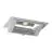 Downlight LED Wallwasher Wally Maxi Gris 46W 6400lm 70x75D - 840 Blanc Froid - 238x145mm