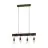 Eglo Suspension Luminaire Townshend 4 Acier Brun | IP20 - Convient pour 4x E27 