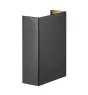 Nordlux Fold 10 Applique Murale Aluminium Noir Up & Down 5.4W 225lm - 830 Blanc Chaud