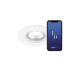 Nordlux Don Smart LED Spot Wit 4.7W 320lm 60D - 822-865 Afstembaar Wit + RGB | 85mm - IP65