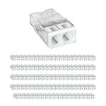 Voordeelpak 100x Wago 2273-202 Lasklem Compact | 2 Kabel Aansluiting - Lasklem