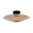 Good&Mojo Plafondlamp Panama Rotan Geel | Geschikt voor 1x E27 