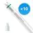 Voordeelpak 10x Philips LED Buis T8 MASTER (EM/Mains) Ultra Efficiency 20W 3700lm - 840 Koel Wit | 150cm - Vervangt 58W