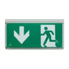 Ansell Dubbelzijdig Bord Pijl Omlaag voor LED Nooduitgang bord Eagle 3-in-1