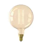 Calex XXL Mega Hoge lumen Goud Globe LED E27 G125 Filament 3W 250lm- 821 Zeer Warm Wit | Dimbaar