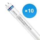 Voordeelpak 10x Philips LED Buis T8 MASTER (HF) High Output 14W 2100lm - 840 Koel Wit | 120cm - Dimbaar - Vervangt 36W